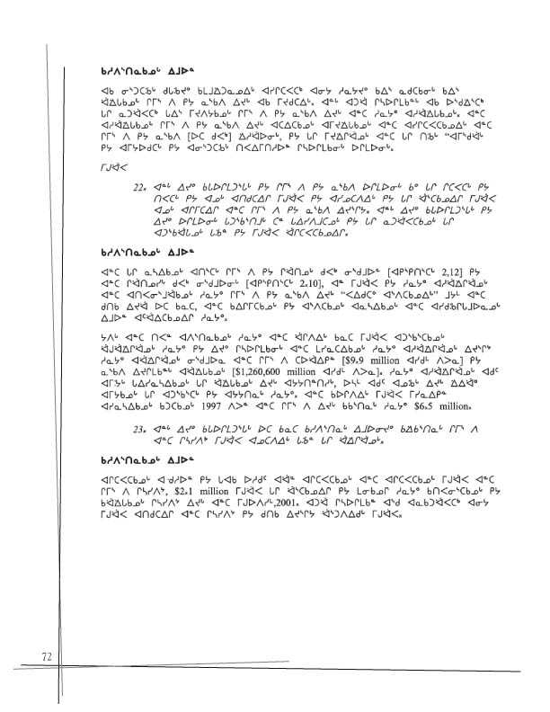 11362 CNC Annual Report 2002 Naskapi - page 72